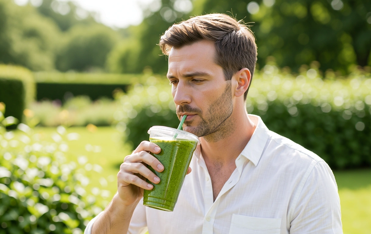 Healthy lifestyle morning routine